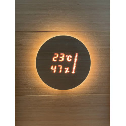 Θερμόμετρο - υγρόμετρο και ηλεκτρονική κλεψύδρα - CARIITTI ASPECTU 