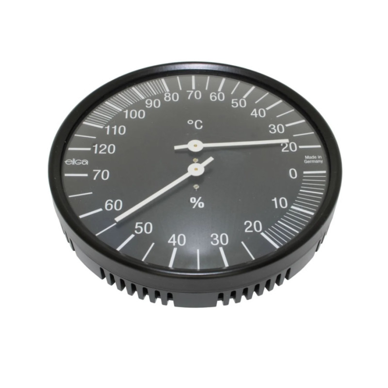 Θερμόμετρο-υγρόμετρο, μαύρο