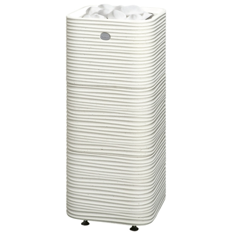 Σόμπα σάουνας TULIKIVI HUURRE, λευκή, με πίνακα ελέγχου