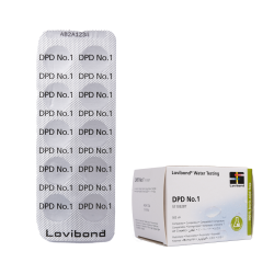 Δισκία ελέγχου νερού DPD 1, για φωτόμετρο, προσδιορισμό περιεκτικότητας σε χλώριο και βρώμιο, 10 δισκία  Δισκία ελέγχου νερού DPD 1, για φωτόμετρο, προσδιορισμό περιεκτικότητας σε χλώριο και βρώμιο, 10 δισκία