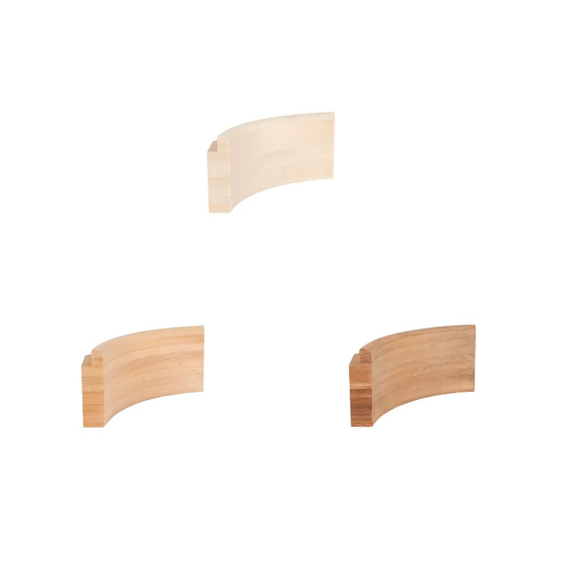 Εσωτερική καμάρα για αρθρωτά παγκάκια σάουνας, 40x140x330mm