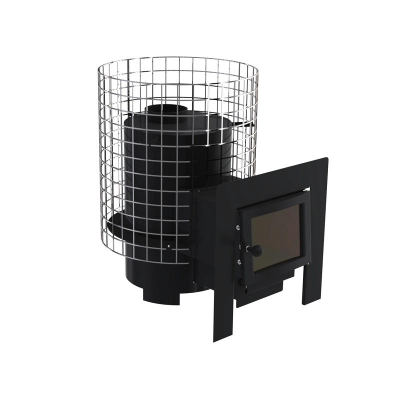 Σόμπα σάουνας με ξύλα - VILPRA GRANNUS-8-LV με εξωτερική εστία