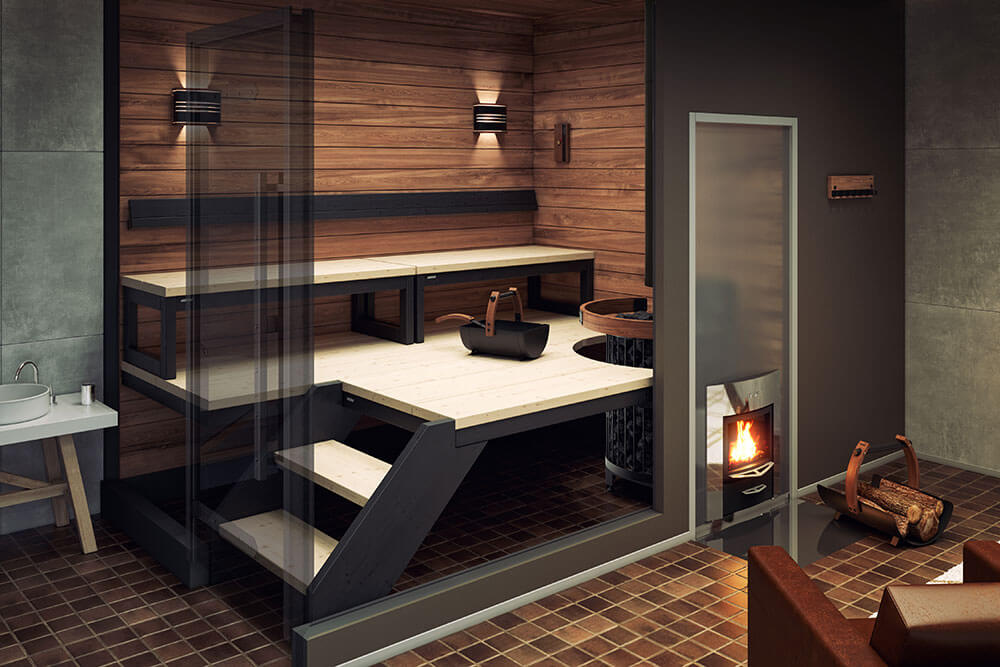 κατασκευή σάουνας στο σπίτι building sauna at home