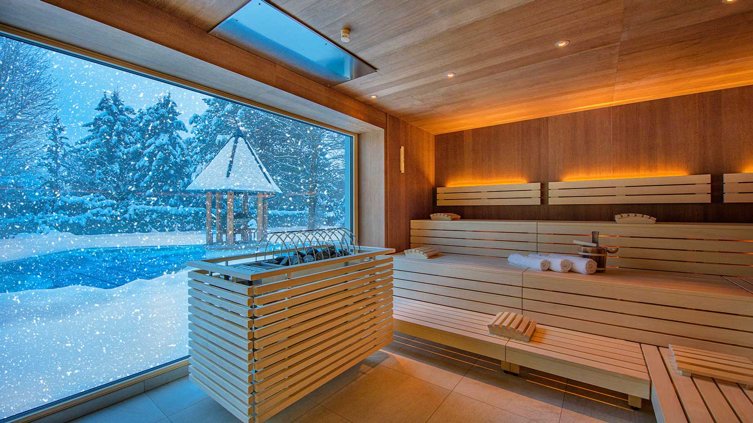 Panoramic Sauna at Hotel Bismarck