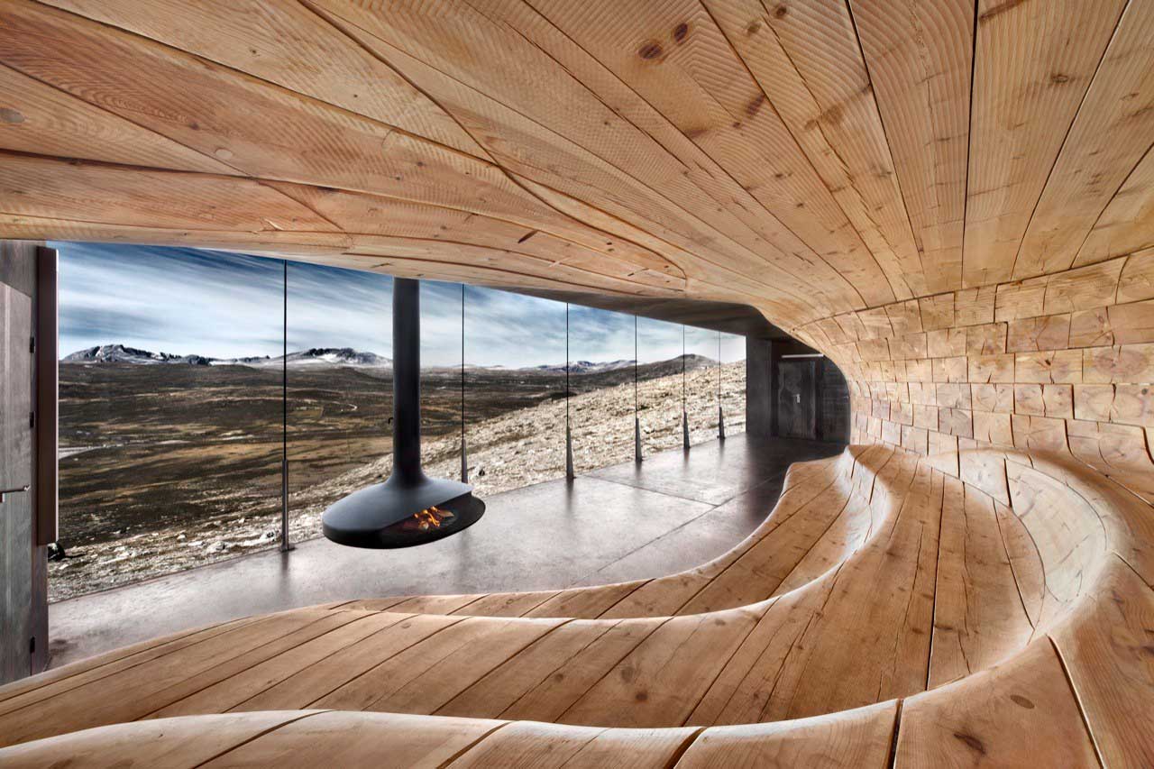 Scandinavian Modernism. Tverrfjellhytta Sauna