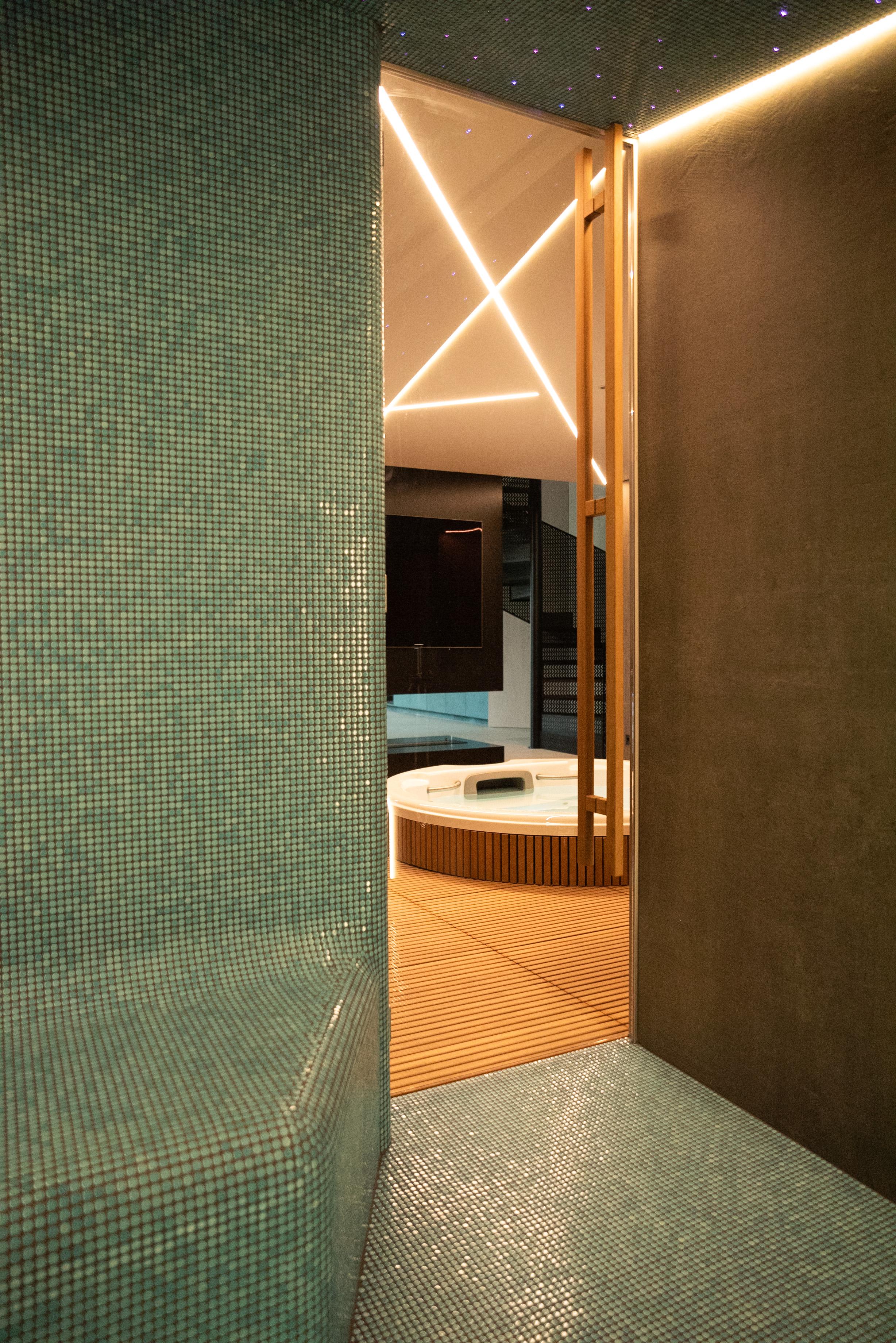 Ατομικό έργο SPA στην παραλία